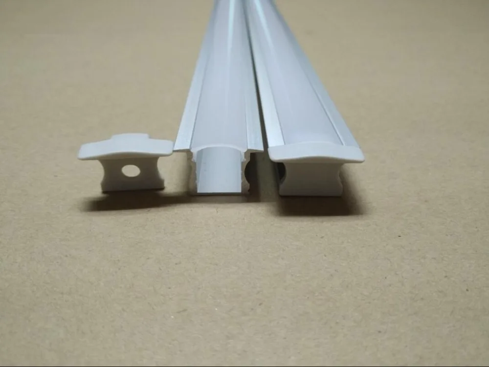 2.5m/pcs Square Shape Mount LED Aluminum Profile with Frosted Or Clear