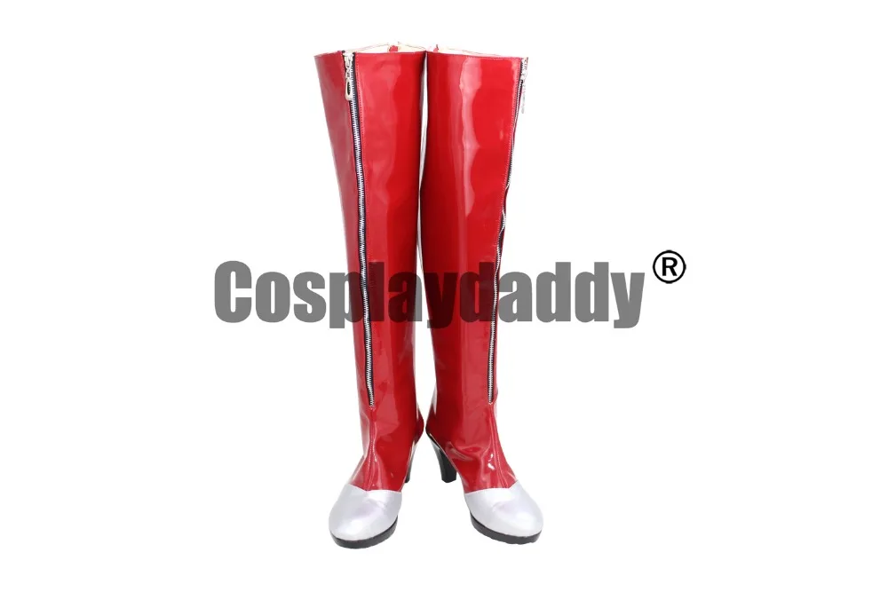 Fate/Grand Order Rin Tohsaka Racing Ver. Cosplay High Heel Shoes Boots X002 | Тематическая одежда и униформа