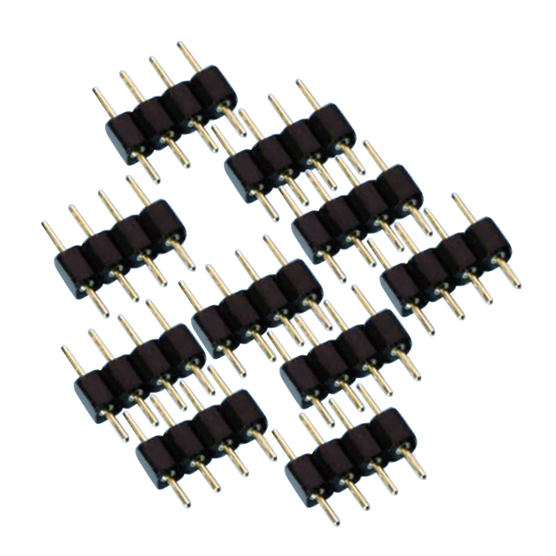RGB Светодиодная лента Разъем 10 шт./лот 4pin 4 контактный штырьковый штыревой тип
