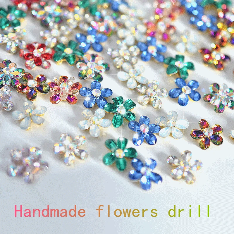Nail petal drill accessories finished large flower drill pile flower