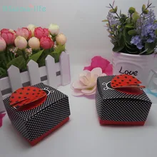 10pcs Creative Ladybug Candy Box Packaging Carton Wedding Gift Box For Wedding Holiday Birthday Party Candy Biscuit Chocolate 10pcs Creative Ladybug Candy Box Packaging Carton Wedding Gift Box For Wedding Holiday Birthday Party Candy Biscuit Chocolate