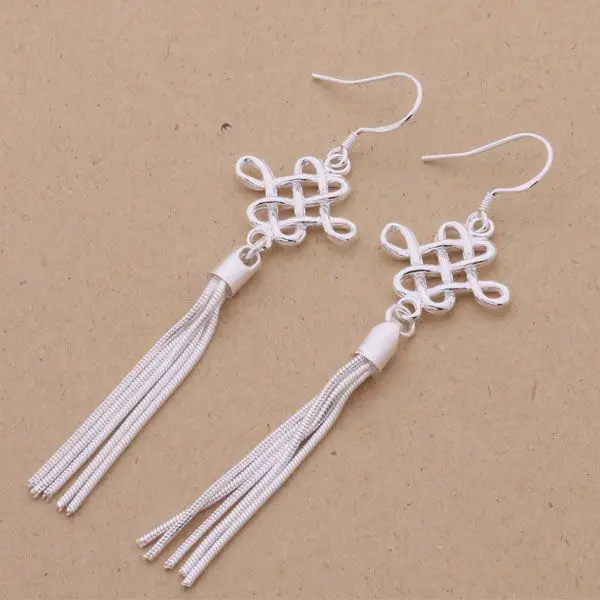 AE271 цветные серьги из стерлингового серебра серебряные модные ювелирные изделия