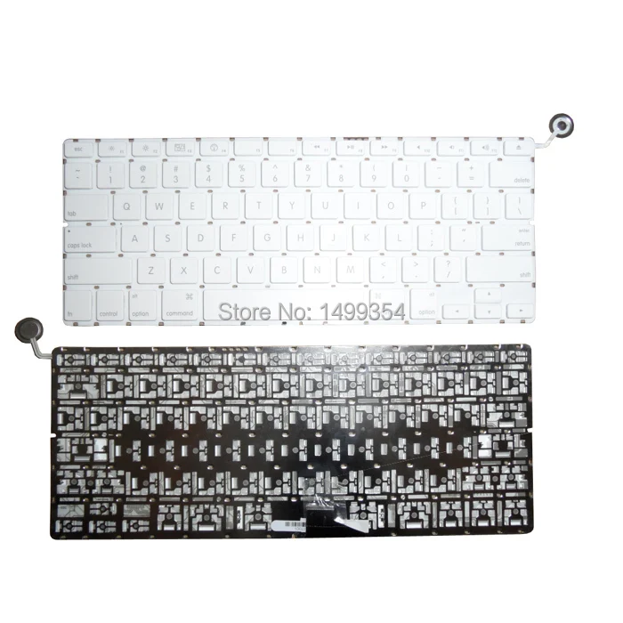 

New 2009 2010 Year A1342 US Keyboard For Apple Macbook Unibody 13'' A1342 US Keyboard Small Enter Key MC207 MC516