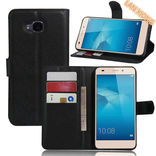 Роскошные Кожаные Case Для Huawei Honor 8 5.2 дюймов Бумажник Стенд Откидная Крышка