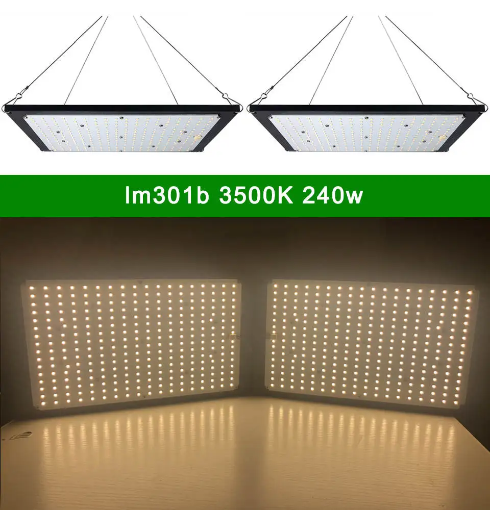 240w 3500K Московский сток Светодиодный светильник для выращивания lm301b 288 шт. чип полный спектр 240 Вт samsung 3000 K, 660nm красный Veg/Bloom state Meanwell драйвер - Испускаемый цвет: 240w 3500K
