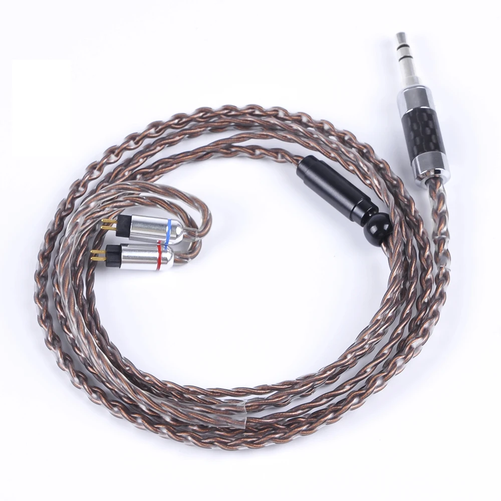 Wooeasy 4 Core 7N Copper And Silver Plated Cable 2 5 3 5mm Balanced Cable With