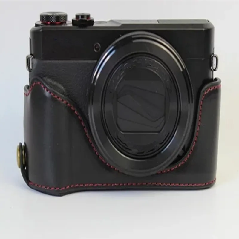 Ocotex Новый чехол для камеры из искусственной кожи с полукорпусом Canon Powershort G7X II 2 Mark