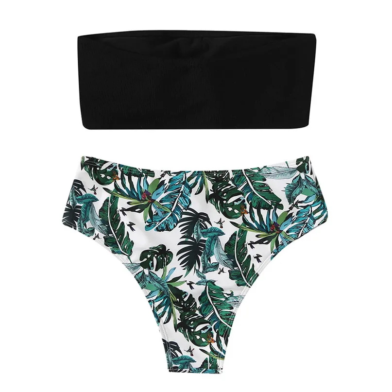 Bikini Women Printing Bandage Bikini Set Brazilian Swimsuit Female Beachwear Swimwear biquini L M S XL #2p29 (11)