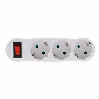 

16A European Type Conversion Plug 1 TO 3 Way EU Standard Power Adapter Socket