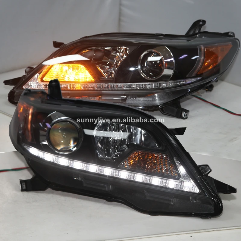 

2015-2017 Year/2011-2014 Year for TOYOTA Sienna LED Head Lamp Black Housing SN