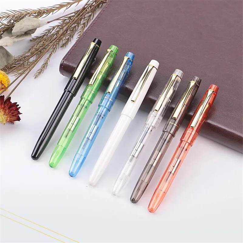 

0.5 Transparent Clean Fountain Pen Art Creation Painting Font Design Scrapbook DIY Student School Supplie Nice Glass Pen