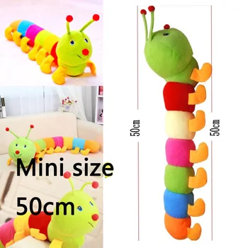 Mini Caterpillar Soft Toy Doll Rattle Kids Baby Playmate Toys Calm Owl Doll Cute peek a