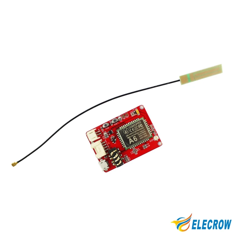 Elecrow A6 GPRS GSM модуль для Arduino Электроника интегральная схема четырехдиапазонный M2M приложение Smart A6 gprs/gsm DIY Kit