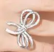 

ZOZIRI High Qulity 925 sterling silver BowKnot Ring zircon shape butterflies ring Wedding Compatible Famous brand Jewelry