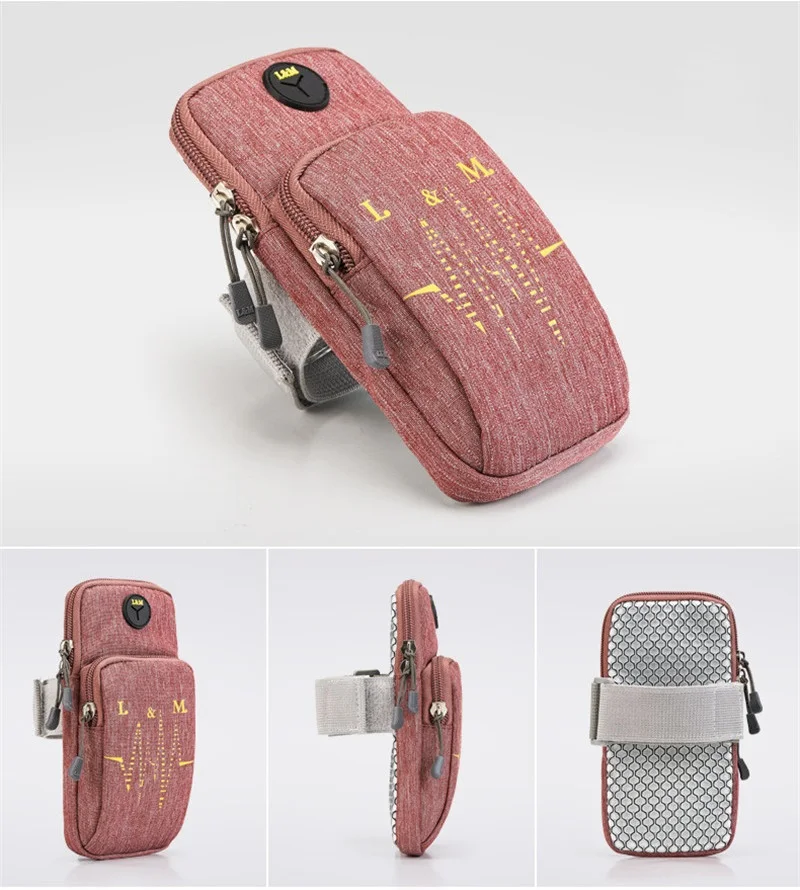 Универсальный Открытый спортивный нарукавный чехол для спортзала, аксессуары для телефонов, сумки для бега, чехол для iPhone X 8 7 Plus для samsung Galaxy S8 - Цвет: Оранжевый
