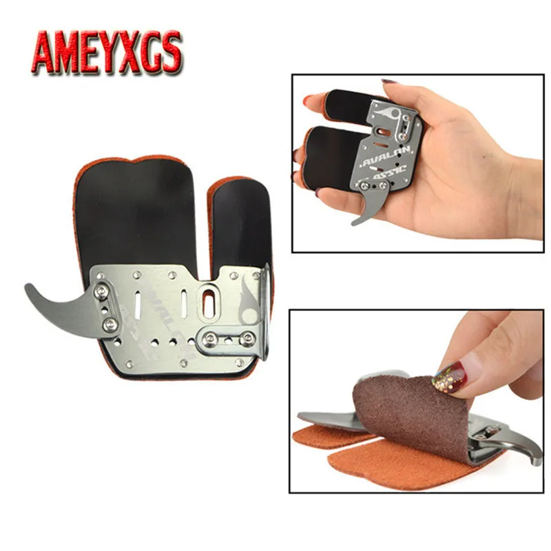 1pc Archery Finger Guard Bow And Arrow Shooting Protection Gear Left