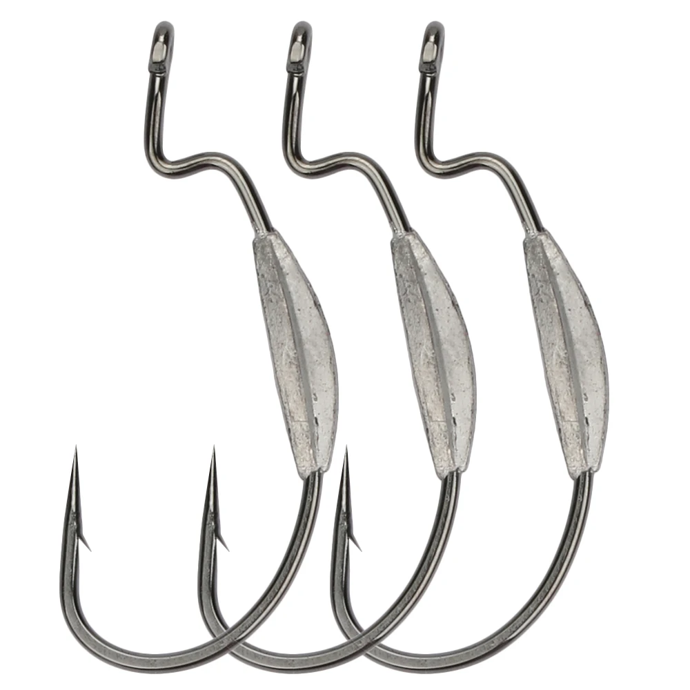 20 шт. рыболовные крючки с зазубринами 1 # 2/0 #|lead offset hook|offset hookfishing hook |