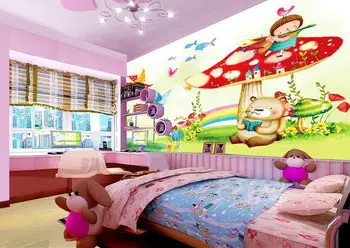 

3d wallpaper custom mural non-woven 3d room wallpaper Cartoon top buzz girl children murals photo 3d wall mural wallpaper