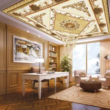 QINGCHUN Пользовательские печати 3D ткань и текстильные обои для стен складной, из ткани потолочный матовый шелк для Гостиная сапоги в европейском стиле с цветочным рисунком