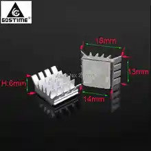 10 шт. Gdstime компьютер для Xbox360 PS VGA Видеокарта DDR RAM Видео память охлаждающий алюминиевый радиатор
