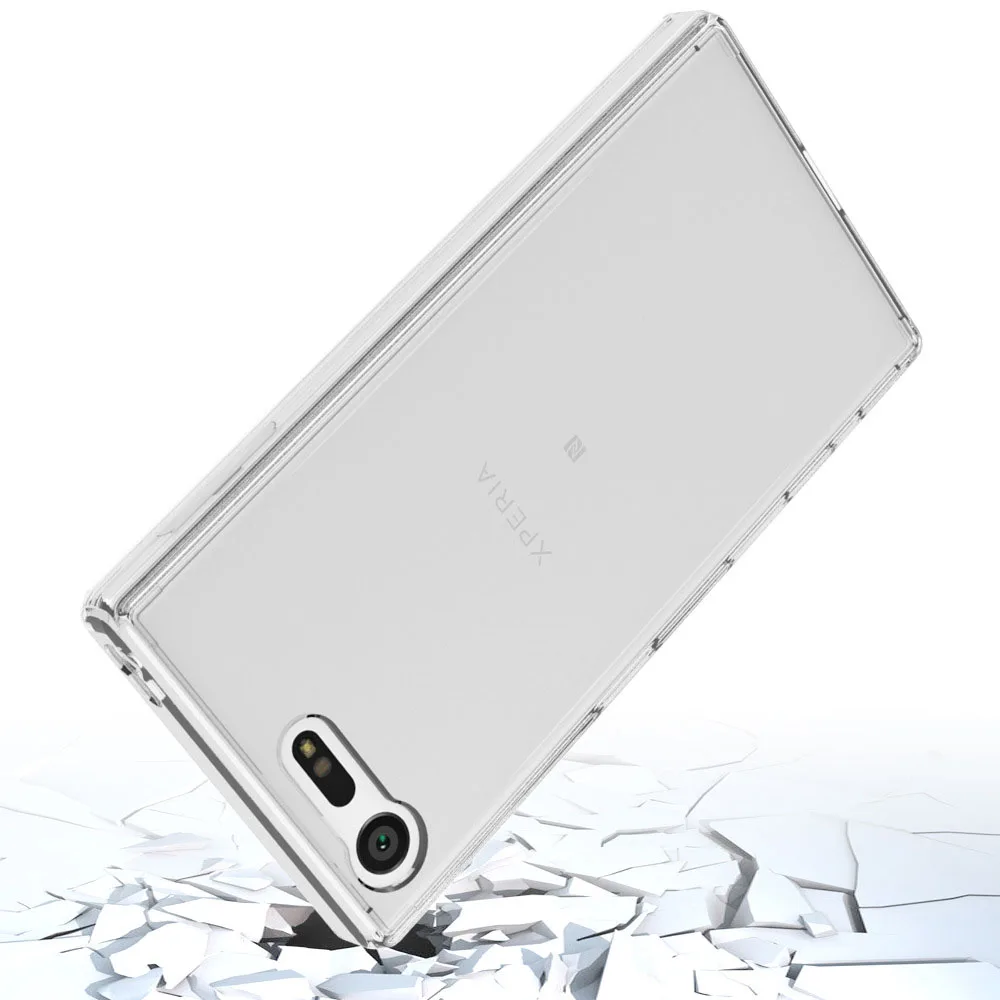 Чехол для Sony Xperia X Compact F5121 F5122 F5321 мягкий жесткий акриловый чехол из ТПУ с краями