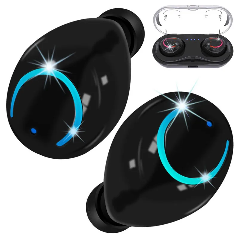 

Tws Dual Ear Bluetooth Wireless Invisible Mini Headset Small Earphone Hands-free For Car Driving CDE-Q18