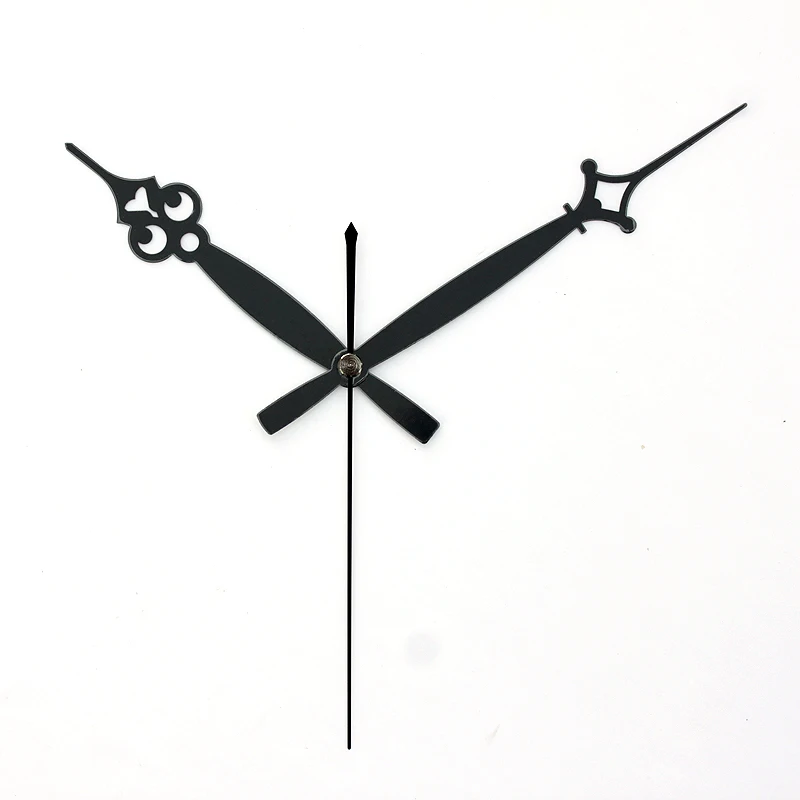 1set Young Town White Axis Hands black long Hands 99# Metal Aluminum Hands Quartz Clock Accessory High quality DIY Clock kits