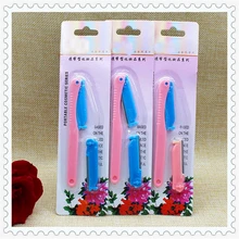 2 Pcs Women Face& Eyebrow Hair Removal Safety Eyebrow Trimmer Shaver Makeup Tools