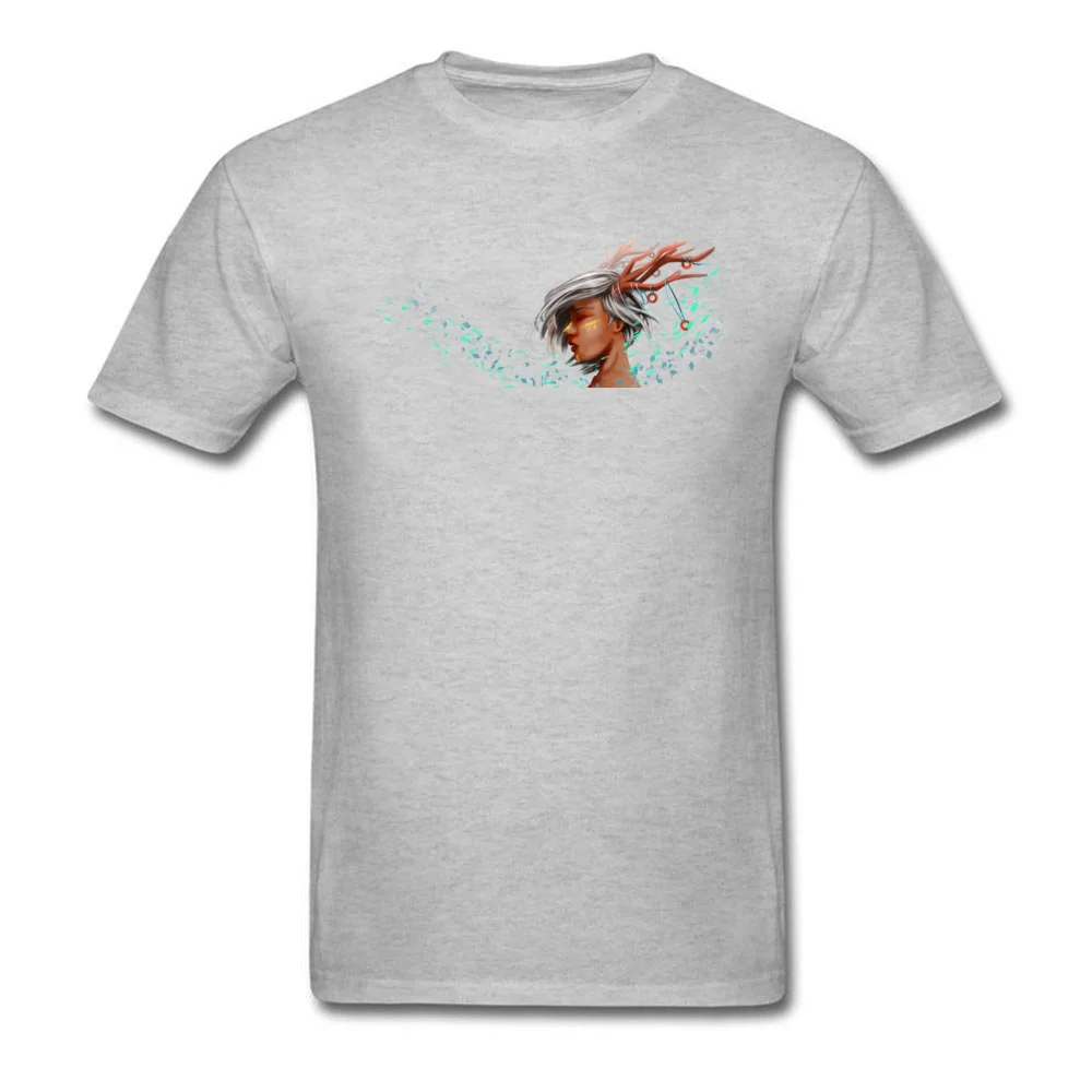 Dear Girl Unique Lovers Day All Cotton Crewneck Men's Tops & Tees Casual Tee-Shirt Funny Short Sleeve T-shirts Dear Girl grey