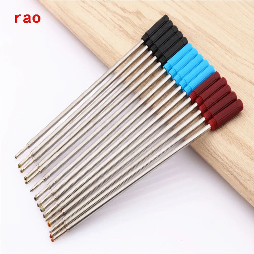

Size 116mm Refill Luxury quality 5pcs Blue Black Red ink Ballpoint pen