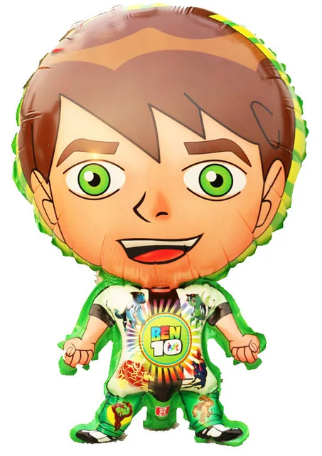 65 43cm 10pcs lot ben10 shape balloon ben10 games for boy birthday