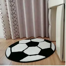Круглый баскетбольный ковер декоративный футбольный коврик с узором Противоскользящий коврик бейсбольный коврик напольный коврик