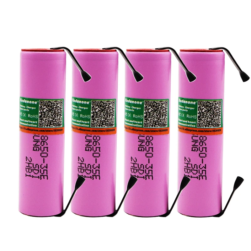 Новый для samsung 18650 3500 mAh 13A разрядка INR18650 35E литий ионная батарея 3 7 v перезаряжаемая