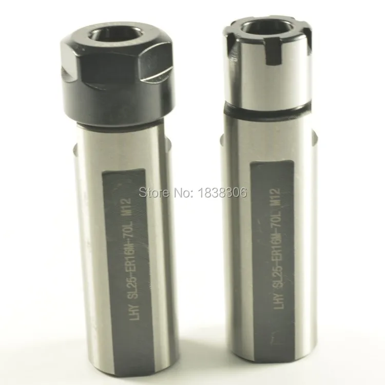 

ER 16 collet tool holder 25 mm ER16 endmill toolholder Straight shank collet chuck For CNC Milling cutter 1pcs SL25-ER16M-70L