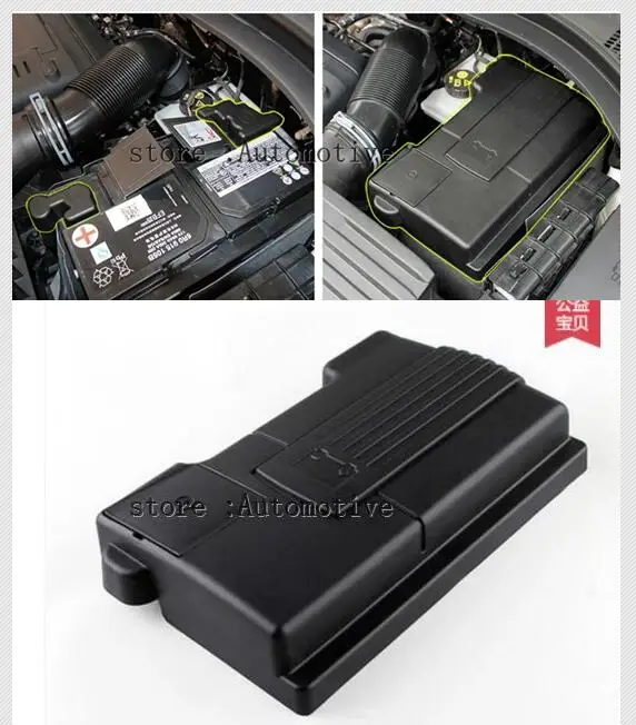 

for VW 2016 2017 2018 for Skoda kodiaq positive and negative battery electrode waterproof dustproof protective cover sticker