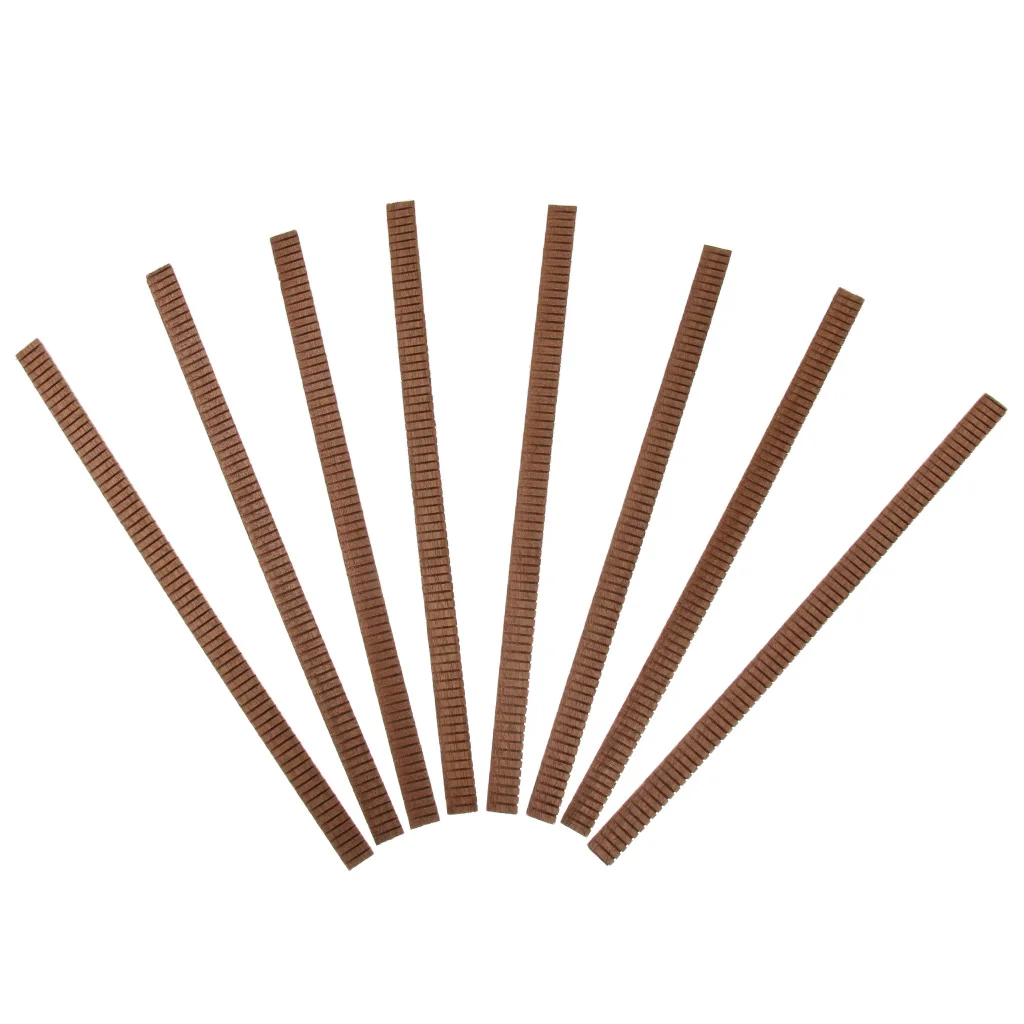 

Exquisite 8x Mahogany Guitars Edge Trim Inlay Strips Body Project Connect Fix Sideplate Backboard