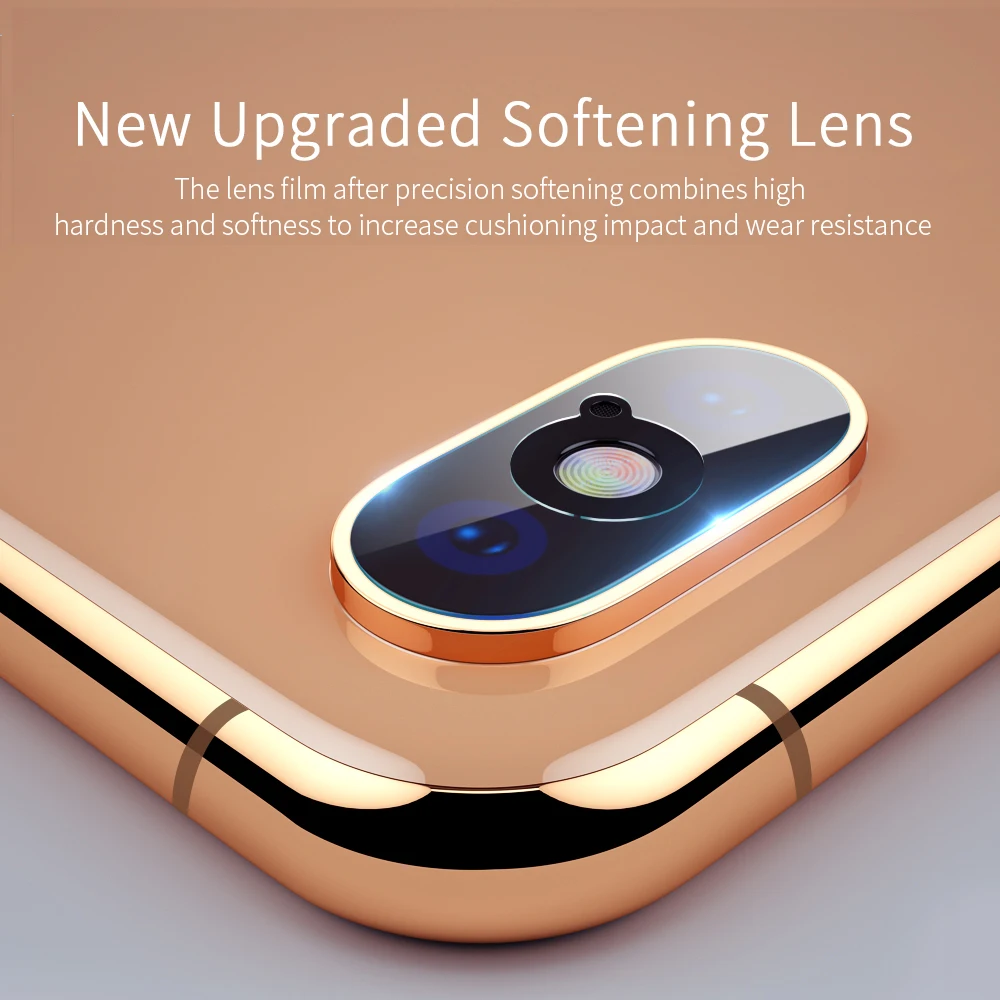  Essager Zurück Kamera Objektiv Screen Protector für iphone X S Xs Max XR Xsmax 8 7 Plus 9 H Gehärte