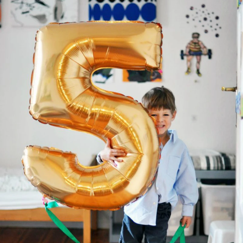 40 Inch big large huge giant oversized number balloons birthday party