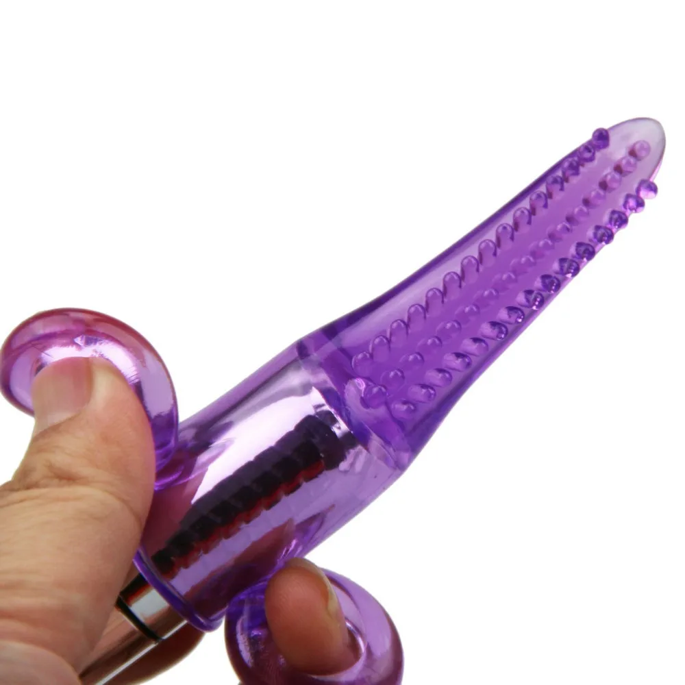 HB090purple G Spot Oral Licking Vibrators  (1)