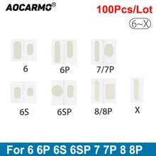 Aocarmo 100 шт./лот для iPhone 6, 6 P, 6 S, 6SP, 7, 7, P, 8, 8 P, X этикетка с повреждением воды, Гарантийный индикатор, датчики, ремонт, водонепроницаемая наклейка