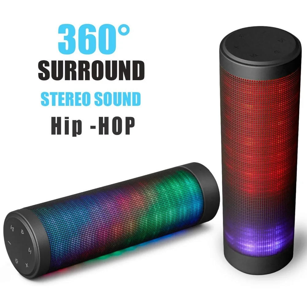 Portable Speaker Led Light Wireless Bluetooth Speaker 4.0 Electronic