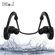 M&J M11 IPX7 Waterproof Wireless Bluetooth Headset Stereo Sport Swim Earphone With Microphone for iPhone Samsung Xiaomi Bathe
