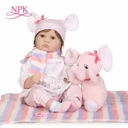 Реалистичные Силиконовые Reborn Baby Menina Alive 23 ''Новорожденные куклы мягкая виниловая одежда для тела bebe Одежда для младенцев по-настоящему дети