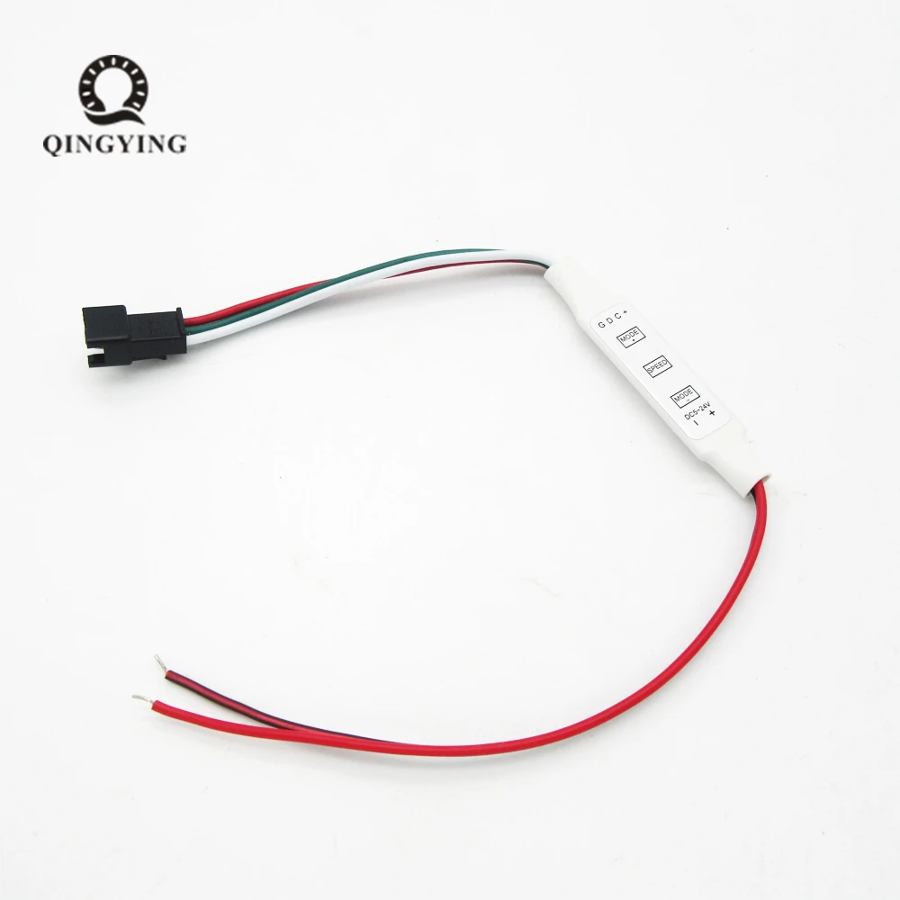 1 шт. 4 мини 3Key Dream Color LED контроллер DC 5 в 12 В 24 RGB для WS2811 WS2812 WS2812B полноцветная