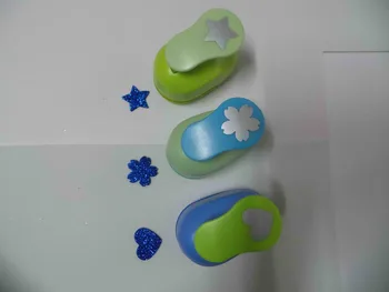 

3pcs(2.5cm) sakura,heart,star shape craft punch set Punch Craft Scrapbooking school Paper Puncher eva hole punch free shipping