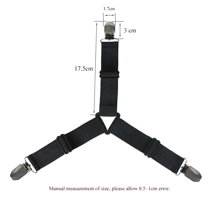 4 шт./лот регулируемая эластичная Кровать Зажим для листов матрас Чехол Держатель одеяла нескользящий ремень клип дома жизни одеяло захват