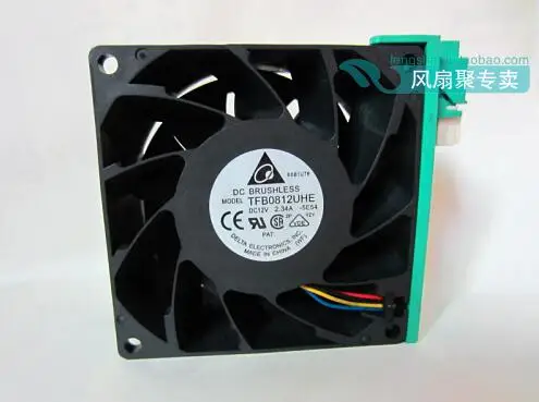 Original Delta 12V 2.34A TFB0812UHE 8cm 8038 80*80*38MM four line PWM server fan | Компьютеры и офис