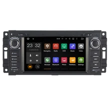 Android 7.1 Car DVD Player GPS For Jeep Commander Grand Cherokee Patriot Compass Liberty Wrangler 2007 2008 2009 2010 CanBus 4G