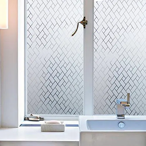 

WXSHSH Frosting Sunscreen Door Window Film Static Cling htv Vinyl Heat Control Decorative Glass Stickers for Home Bathroom