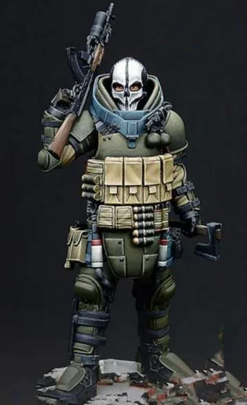 

1/35 Resin Figure Mask Soldier 1pc Model Kits (no base)